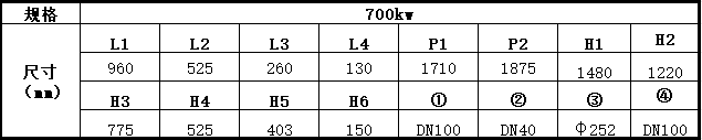 撬裝供熱機(jī)組商用冷凝鍋爐尺寸